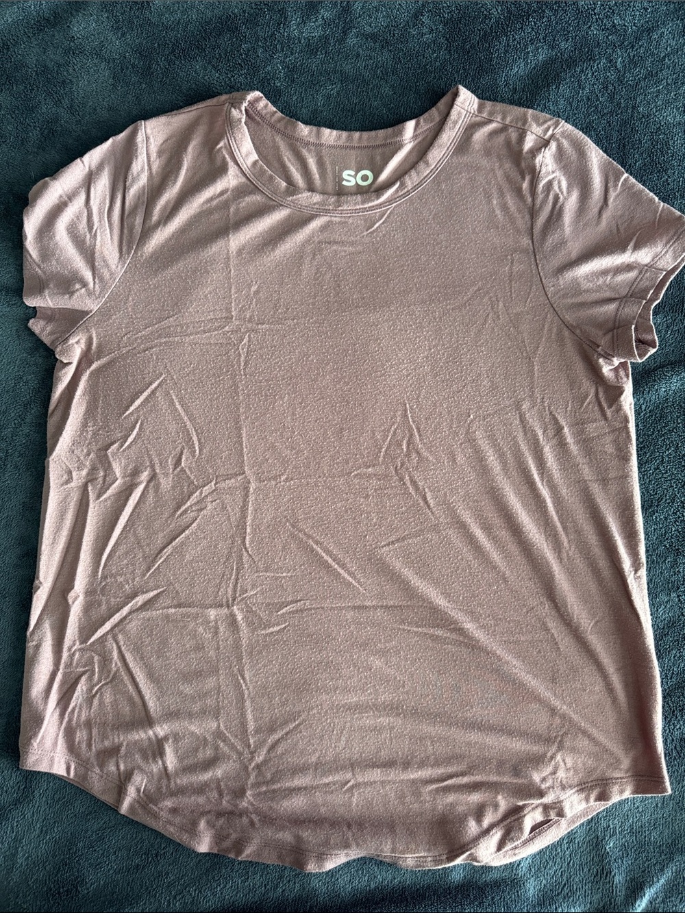 SO Short Sleeve Crewneck Tee — Dusty Rose